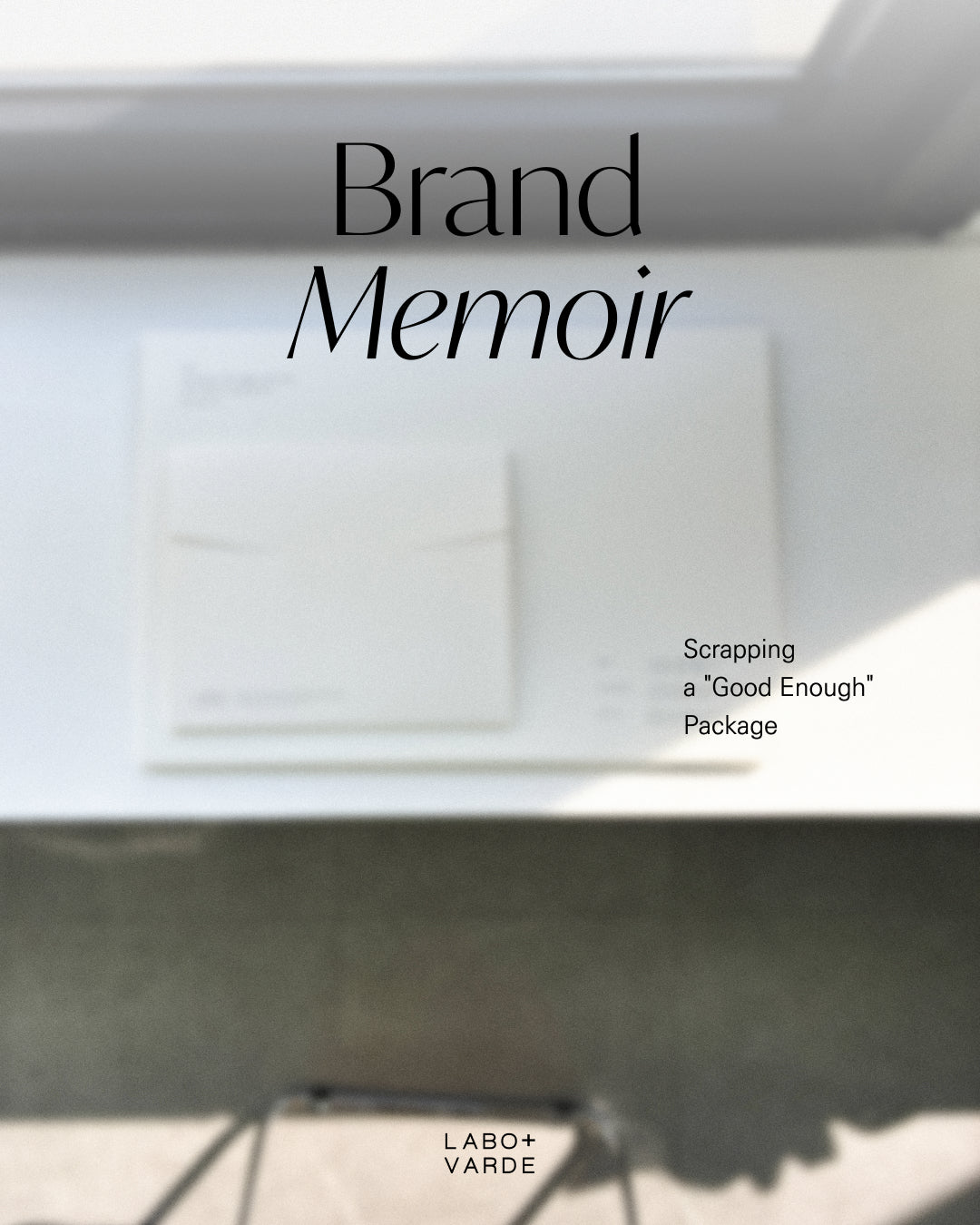 Scrapping a "Good Enough" Package