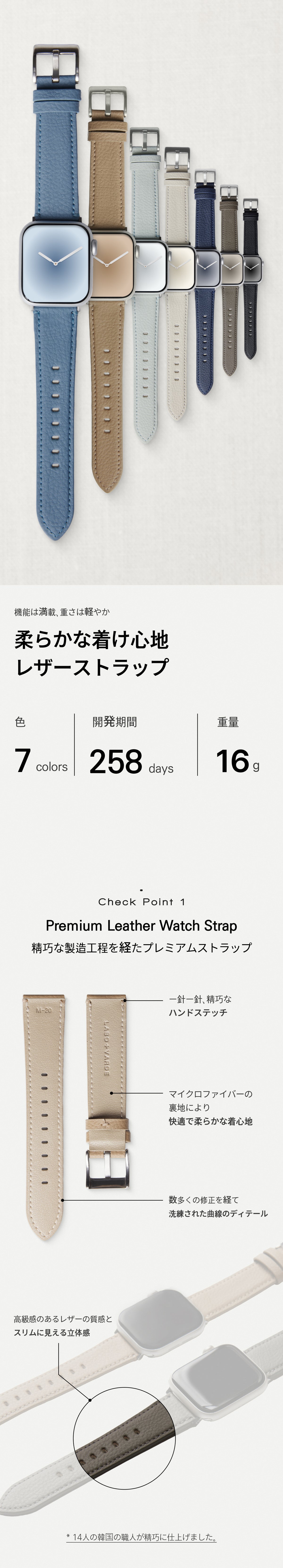 Apple Watchバンド（7色）
